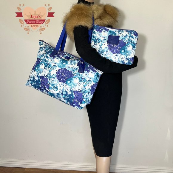 🪻Coach Floral Nylon Bag & Snap Pouch🪻 - Picture 14 of 17